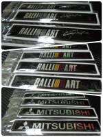 สติ๊กเกอร์ เส้นดำ เทเรซิ่นนูน อย่างดี คำว่า MITSUBISHI RALLI ART sticker ติดรถ แต่งรถ อีซูซุ ติดก้านล้อ RALLIART ติดก้านล้อ ติดกันสาดรถ ติดขอบประตู