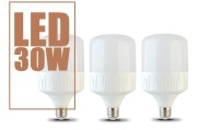 Bộ 3 Bóng đèn Led bulb 30W 6500K E27 220V Ánh sáng trắng
