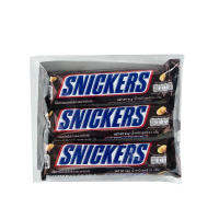 SNICKERS สนิกเกอร์ ช็อกโกแลต 51 กรัม X 3 ห่อ