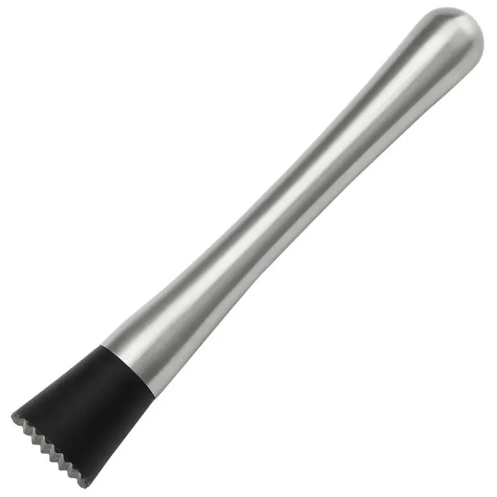Stainless Steel Crushed Ice Muddler Cocktail Bartender Fruit Masher