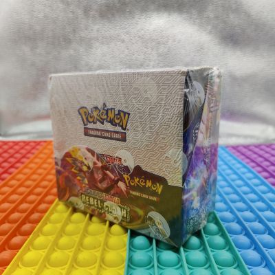 กล่องการ์ด TCG Pokémon Rebel Clash Boster (36แพ็ค) การ์ดโปเกม่อนของเล่นฝากขายเด็กขายส่งพร้อม Stockjssdv9ec82