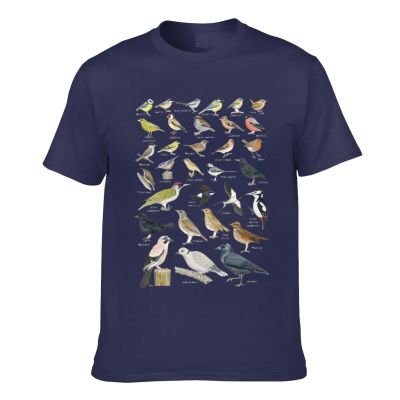 Garden Birds British Cool Gift Mens Short Sleeve T-Shirt