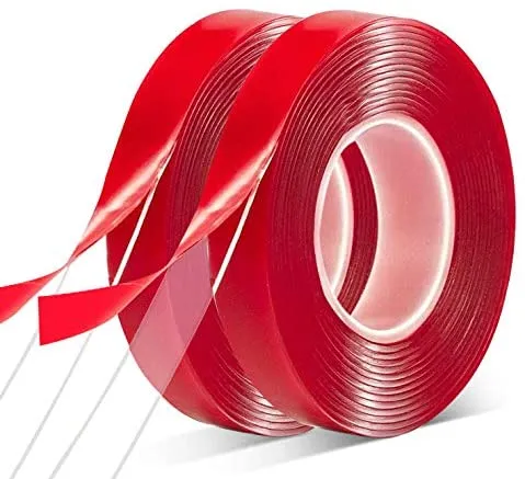 Double Sided Tape 2 Pack Heavy Duty 3 4 10 Acrylic Clear Strong Adhesive Waterproof Removable Double Sided Mounting Tape For Carpet Fix Home Office Wall Decor Diy Crafts Car Glass Decor Lazada Ph