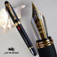 18KGP สีดำเงา X450ของ JINHAO หัวปากกาแบบกว้าง0.7มม. 450ม่วงไวน์เขียวเป็นทางการสุดหรูเลือก21สี