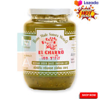 ? SALE only. EL CHARRO Mexican Green Sauce Medium Hot 400g  เอล ชาร์โร แม็กซิกัน กรีนซอส มีเดียมฮอท 400 กรัม