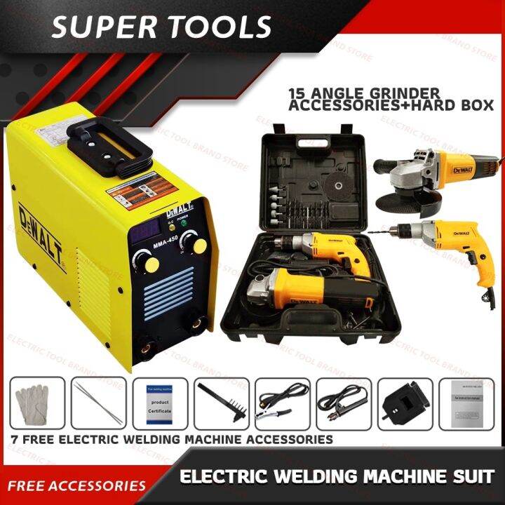 【COD4】 DeWALT MINI MMA450 Portable IGBT Inverter Welding Machine 2 IN
