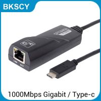 USB-C ke RJ45 kabel adaptor jaringan Ethernet Lan 1000Mbps untuk PC Laptop USB-C tipe-c ke RJ45 Gigabit Hub