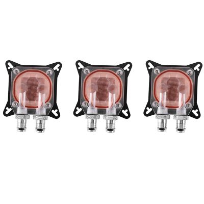 3X Gpu Water Block Cooling Double Channel of Copper Column Video Image Card Water Cooler Radiator 0.4mm for Amd W40