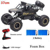 AHlmsm 1:12 37เซนติเมตร4WD รถ RC ความเร็วสูงแข่งนอกถนนยานพาหนะมอเตอร์คู่ไดรฟ์บิ๊กฟุตรถของเล่นควบคุมระยะไกล Buggy 1/12รถยนต์