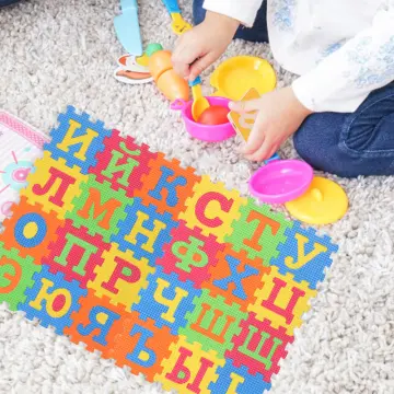 Foam Alphabet & Number Tiles - 36 Pc.