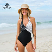 CUPSHE H Alter บิดด้านหน้าชุดว่ายน้ำชิ้นเดียวสำหรับผู้หญิงเซ็กซี่คอวีเปลือย Monokini ชุดว่ายน้ำ2023ชุดว่ายน้ำ B Eachwear