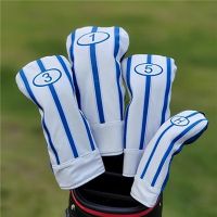 Fashion Trends Classic Stripes Concise Golf Club #1 #3 #5 Wood Headcovers Driver Fairway Woods Cover Head Covers