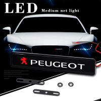 Car LED Grill Badge for Peugeot Logo 4008 5008 103 106 206 308 208 306 3008 408 508 205 406 407 301 207 2008 107 307 Emblem Lamp