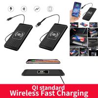 Car Fast Wireless Charger Silicone Non-slip Pad  for iPhone/Android Mobile Phone Qi 15W Quick Car Wireless Charging Stand