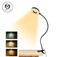 48 LEDs Clip on Desk Lamp 360°Flexible Gooseneck Reading Table Light Eye-Caring USB Clamp Books Night Light Study Read Light Night Lights