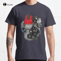 F20C Engine Illustration S2000S2K F20 F20C F20 Engine Engine S2000 S2K Ap1 Ap2 Classic Tshirt Cotton Tee Shirt