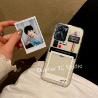 เคส VIVO IQOO Z7 Z7X Y55+ Plus 5G เคสโทรศัพท์ ดีไซน์ใหม่คุณภาพสูงโพลารอยด์คู่รักหวานๆแบบโปร่งใสกรอบภาพถ่ายซิลิโคนบางเฉียบฝาครอบ นิ่มใส่ Case 2023