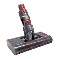 Electric Dual Floor Brush Head for Dyson V8 V7 V10 V11 Vacuum Cleaner Accessories Soft Sweeper Roller Suction Head