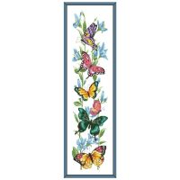 Butterflies counted cross stitch kit embroidery needlework 18ct 14ct 11ct white cloth cotton thread DIY handmade needlework