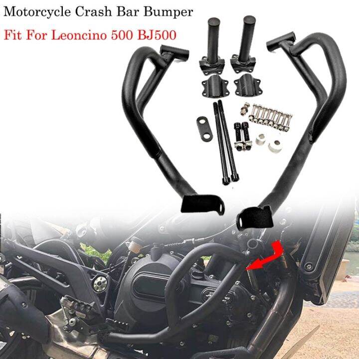 Fit For Benelli Leoncino 500 BJ500 Motorcycle Engine Guard Crash Bar ...