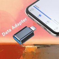 Data หัวแปลง Adapter สำหรับ for Apple from Lightning port to USB Disk Converter Data Cable for iPhone 13 14 Pro Max 12 11 XS Max XR X 8 7 Plus