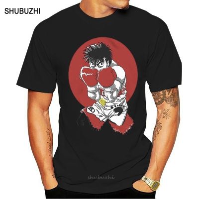 เสื้อยืดแขนสั้นพิมพ์ลาย Hajime No Ippo Makunouchi Ippo แฟชั่นสําหรับผู้ชาย  QMFE