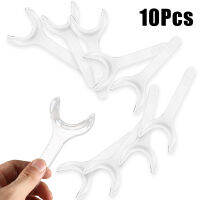 T-Shape Mouth Opener Autoclaved Clear 10Pcs Lip และ Buccal Retractor