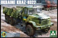 พลาสติก โมเดล ประกอบ  takom สเกล1/35 Ukraine KrAZ-6322 Heavy Truck (late type)