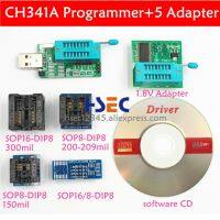 CH341A USB Programmer SOIC8 SOP8 Test Clip 1.8V Adapter SOP16 SOP8 Adapter EDID cable For Iphone 24 25 Series EEPROM Flash BIOS