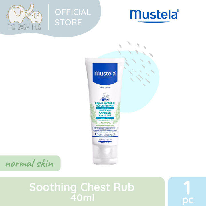 Mustela Soothing Chest Rub 40ml Lazada PH