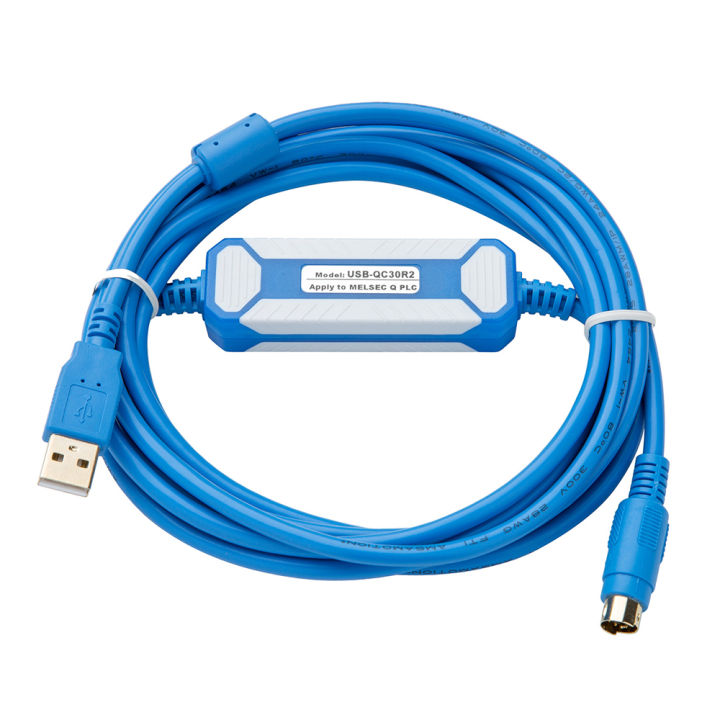 usb-qc30r2สำหรับmitsubishi-q-seriesเขียนโปรแกรมพีแอลซีสายmelsec-usb-rs232ดาวน์โหลดสายเคเบิลข้อมูลสนับสนุนwin7-xp