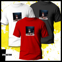 Muhammad Ali V Sonny Liston โปสเตอร์กราฟิกเสื้อยืดผ้าฝ้าย100% Unisex สีดำสีขาวสีเทาสีแดง