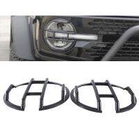 Headlight Guards Cover Trim Carbon Fiber Style For Accessories 2021-2023