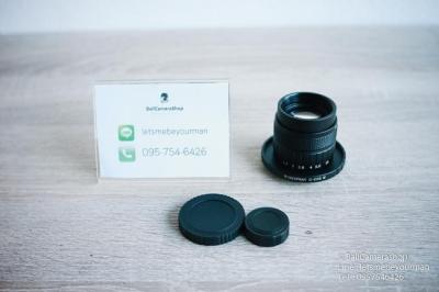 ขายเลนส์มือหมุน ละลายหลังดีมากๆ CCTV 50mm 1.4 ใส่กล้อง Canon EOS M Mirrorless ได้เลย