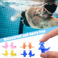 【CW】❍  2PCS Earplugs Accessories Silicone Soft Dust-Proof Ear Plugs With Diving Plug