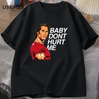 Baby Dont Hurt Me Meme Graphics T Shirt Man Clothes Tops Cotton Print Short Sleeve Mens Cotton T-shirt Mens O-neck Tees