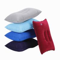 ┋ New Portable Ultralight Inflatable PVC Nylon Air Pillows Camping Sleep Cushion Travel Hiking Beach Car Plane Head Rest Camp Tool