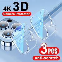 3D Camera Protector Tempered Glass For iPhone 14 13 12 11 Pro Max 14 Plus Screen Protector 13 12 Mini Back Lens Film Accessories  Screen Protectors