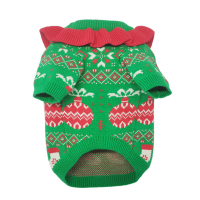 Beautifu Trendy Christmas Puppy Dog Clothes Cute Elk Christmas Tree Sweater Coat Jacket Chihuahua Hiromi Teddy Pet Clothes