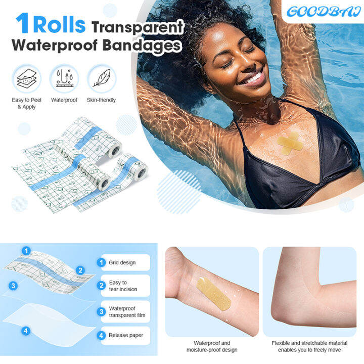 Transparent Stretch Adhesive Bandage Waterproof Bandage Tattoo