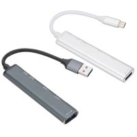 RBA3293 การ USB-C USB 3.01 5 in 1 เครื่องอ่านการ์ด ฮับเชื่อมต่อ แท่นวางฮับ Type C ตัวแยก USB 3.0 อะแดปเตอร์ USB 3.0 ฮับ USB 5 in 1 ตัวแปลง USB C ฮับ USB C อะแดปเตอร์ Type C