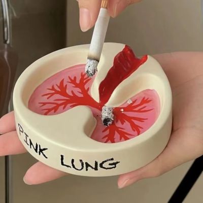 Creative Ashtray Decoration Pink Lung Decoration Ashtray Tabletop Ashtray