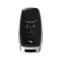 กุญแจรถอัจฉริยะพร้อมหน้าจอสัมผัส LCD Comfort Access Keyless Entry Touchless รีโมทคอนโทรลล็อคประตูสำหรับปุ่มเดียวสตาร์ทเครื่องยนต์รุ่น