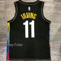 ใหม่ลดราคาฤดูร้อน New Original NBAชุดบาสเก็ตบอล Basketball 11 Kyriess Irvingss Brooklyn Nets 2020-21 City Edition Jerse