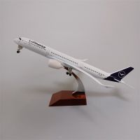 20Cm In Lega Di Metallo Germania Air Mahjong Airbus 350 Airways A350 Diecast Moo Di Aereo Aereo Con Supporto Ruote