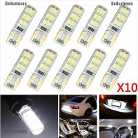 ♞❣ (ds) หลอดไฟซีนอน t 10 w 5 w 12 smd 2835 led canbus สีขาว