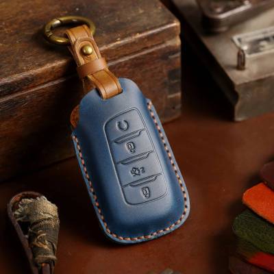 Fob Protector Car Key Case Cover Leather Keychain Holder Accessories for Changan Cs85 Coupe Cs35 Plus Cs95 Keyring Shell Bag