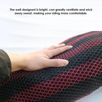 Motorcycle Scooter Seat Cover Electric Bicycle Breathable 3D Mesh Seat Cover M/L/XL Electric Scooter Insulation Cushion Cover Saddle Covers