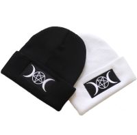 [NEW] GOTH Knit hat 100 Cotton Cartoons Warm Winter ski Beanie Knitted Hat Skullies Beanie Unisex fashion outdoor Casual hats