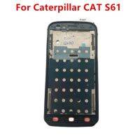 ใหม่เคสรองรับ Cat รถตีนตะขาบ S61ตัวเรือนโลหะกรอบกลางด้านหน้าโทรศัพท์มือถือขนาด5.2นิ้ว